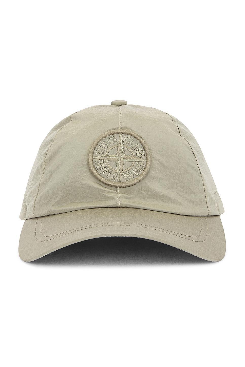 Stone Island Nylon Metal Hat in Cream Product Image