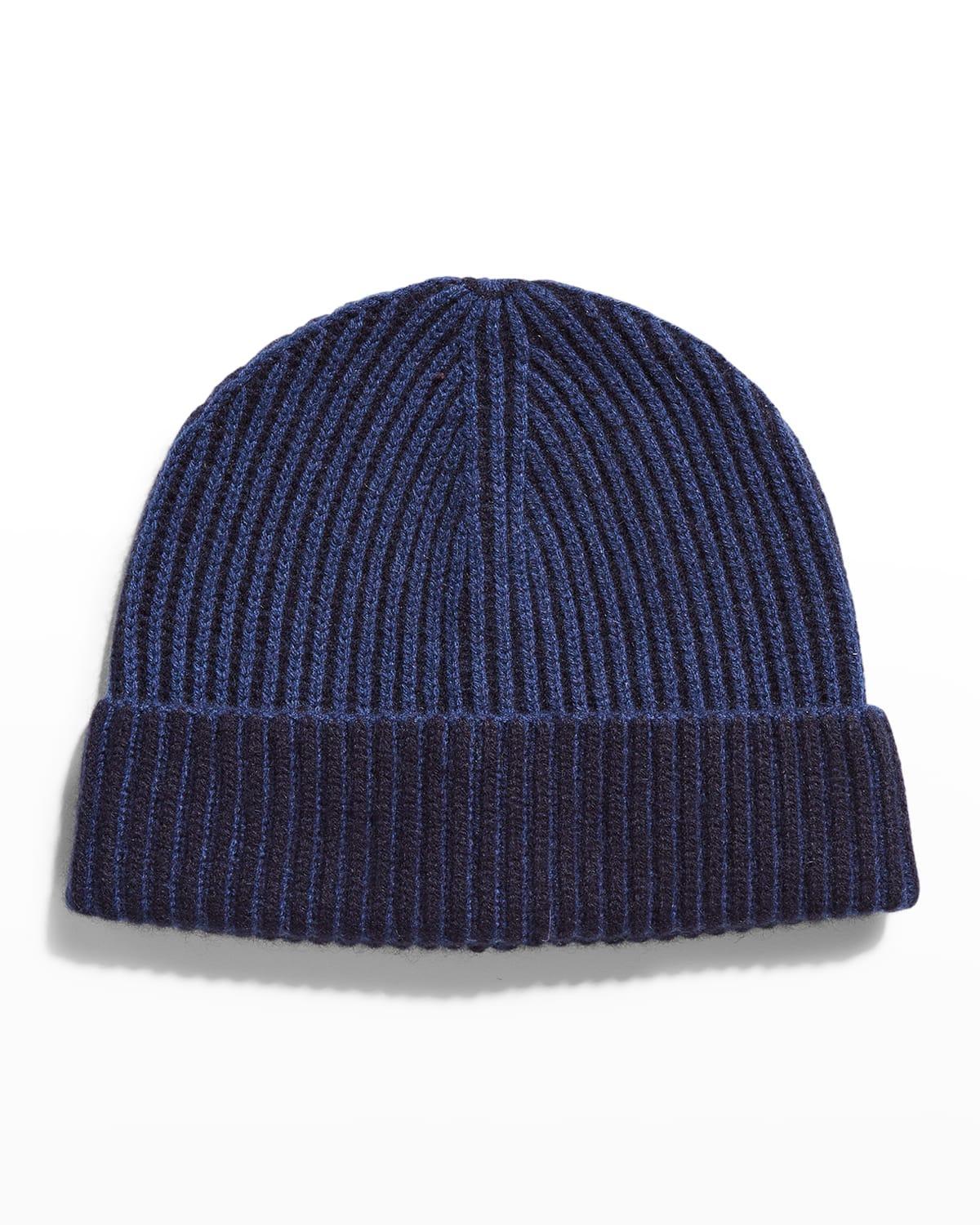 Mens Cashmere Beanie Hat Product Image