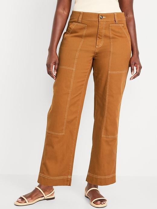 High-Waisted Utility Pants Product Image