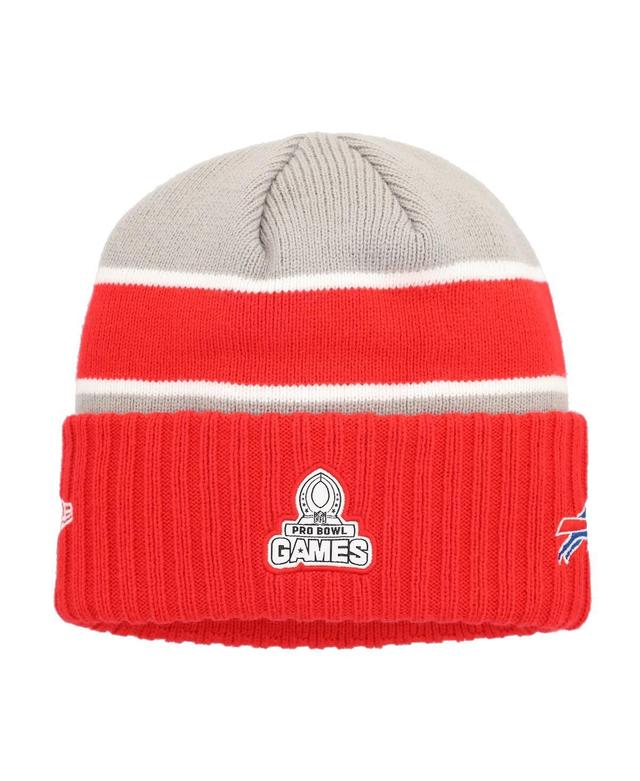 Mens New Era Gray Buffalo Bills 2024 Nfl Pro Bowl Cuffed Knit Hat Product Image