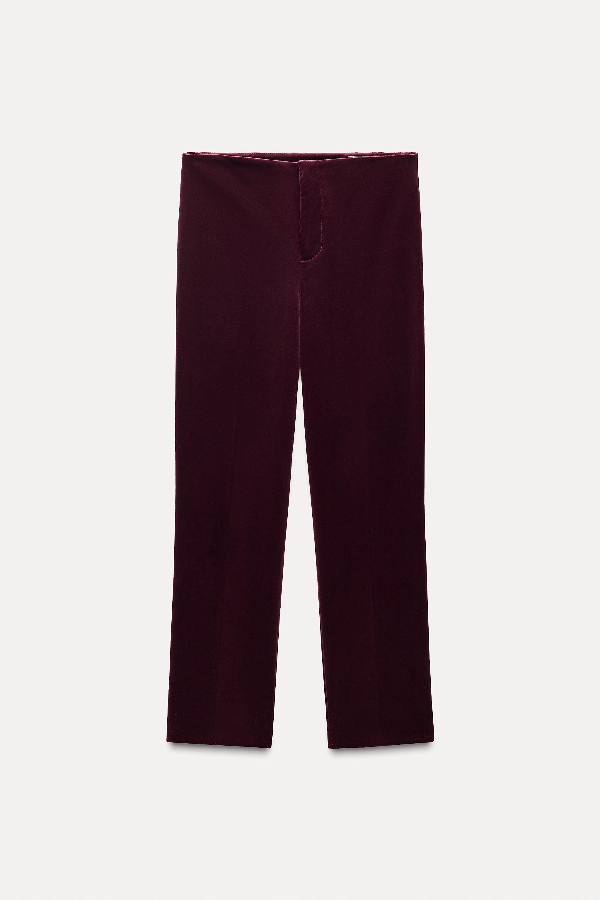 VELVET PANTS ZW COLLECTION Product Image