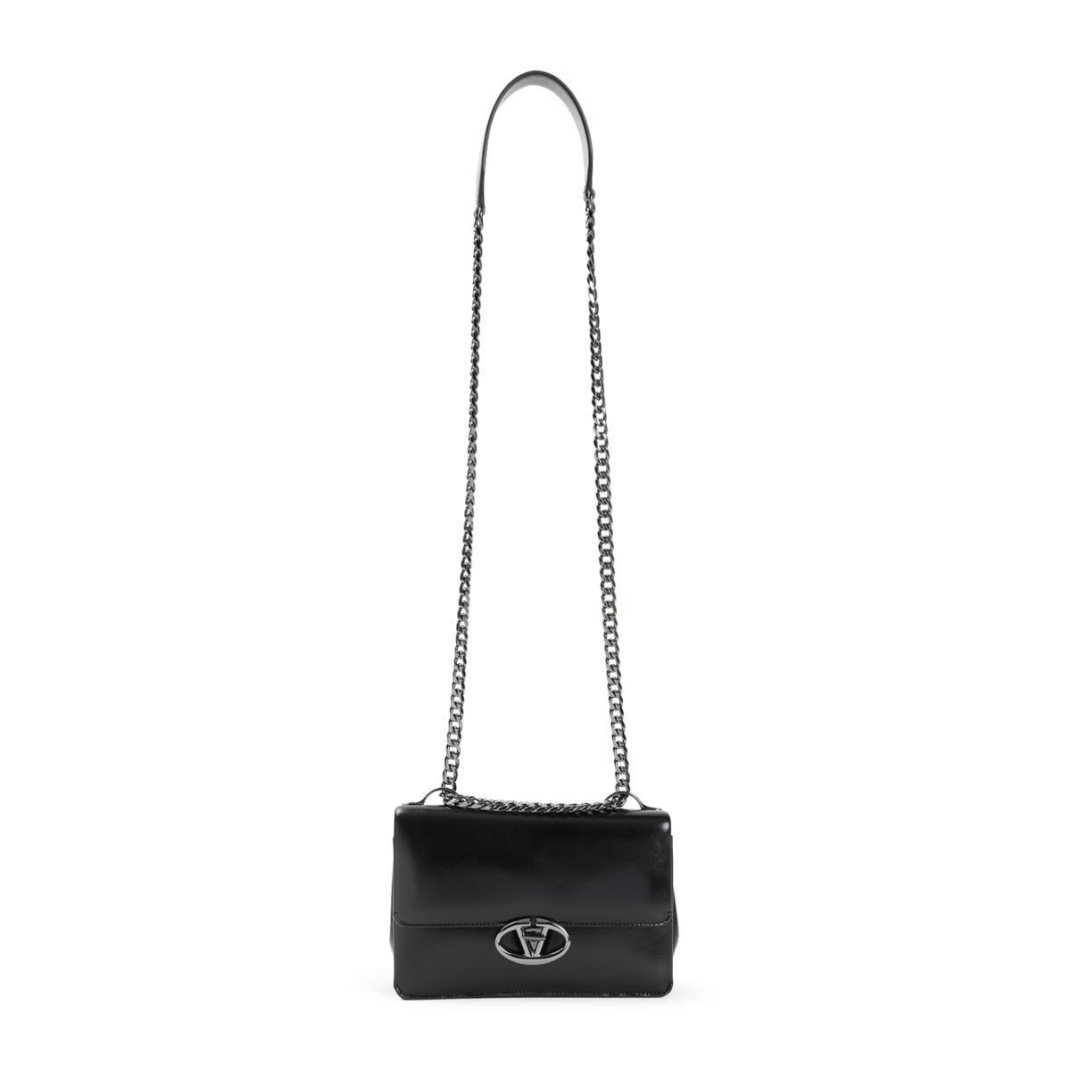 VALENTINO GARAVANI `chain 1` Small Shoulder Bag In Black   Product Image