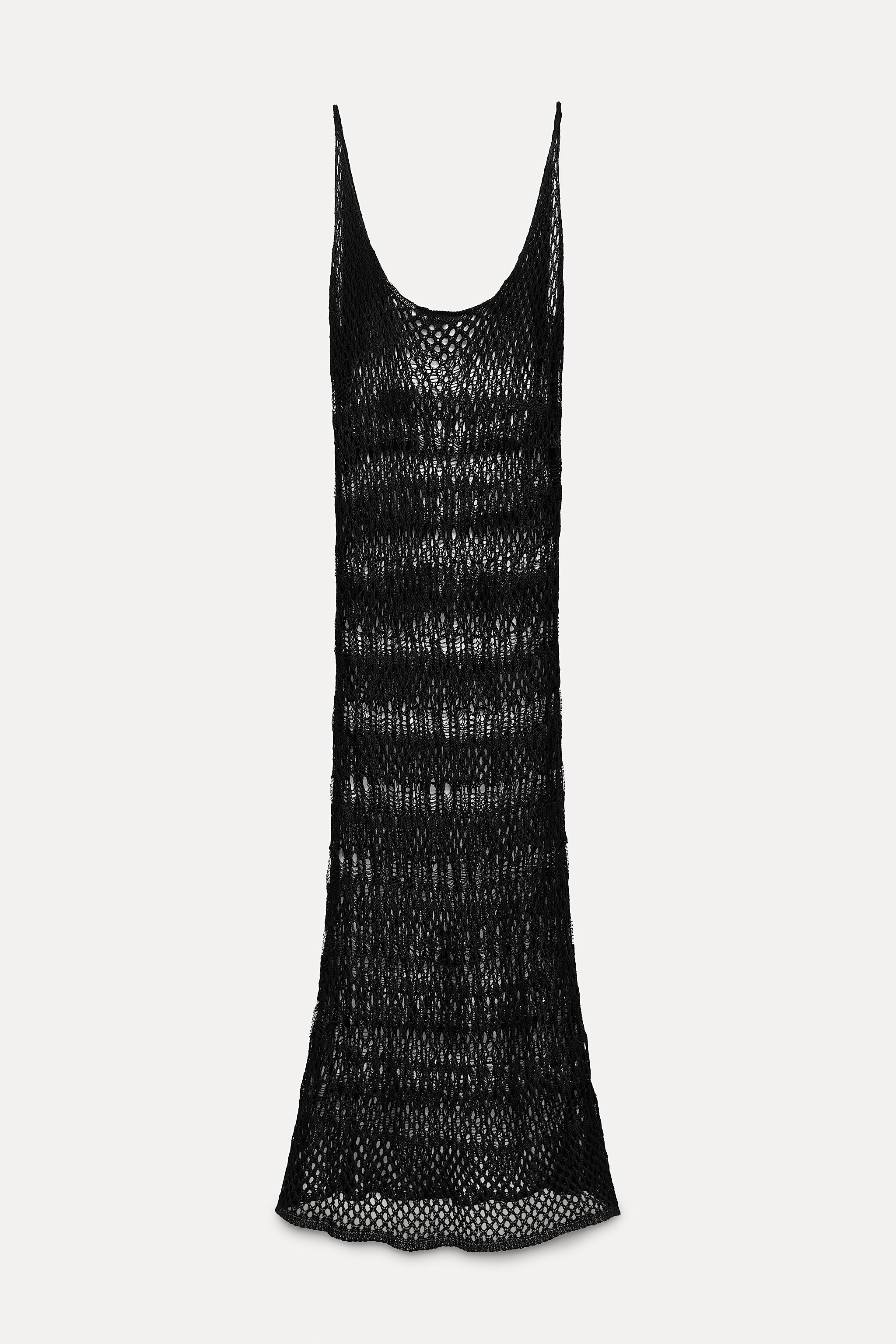 BEADED MESH DRESS Product Image