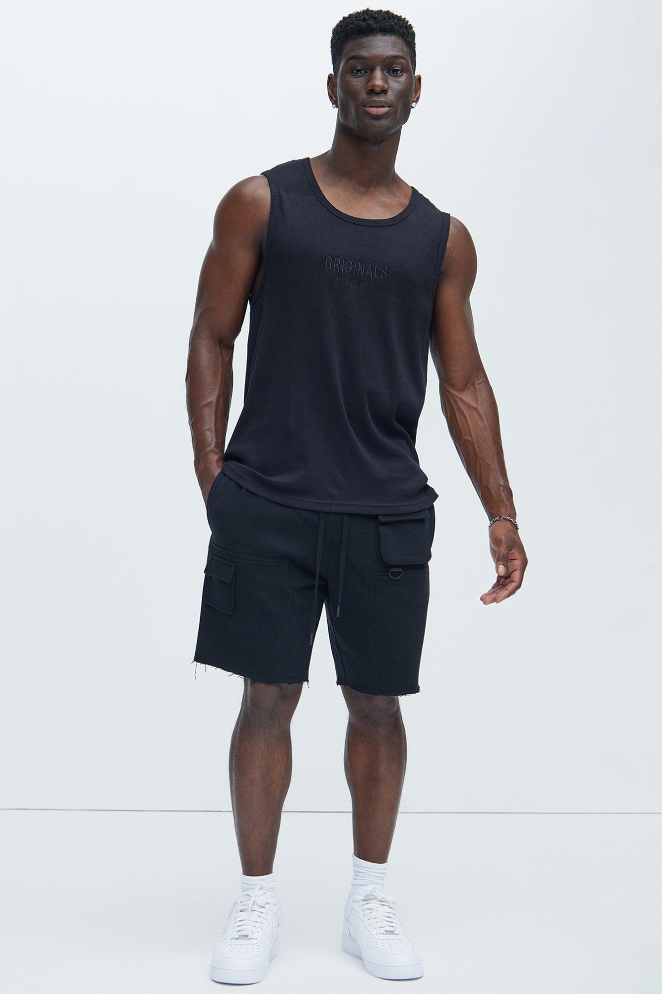 Tyson Keep It Going Carpenter Sweat Shorts - Black Product Image