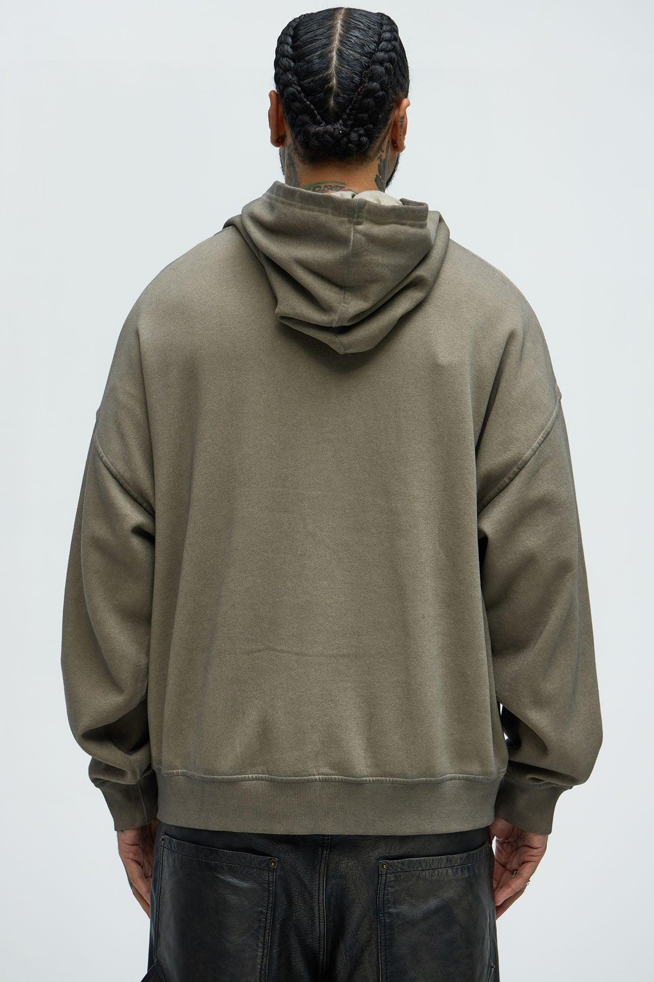 Tyson Wild West Oversized Hoodie - Brown Product Image