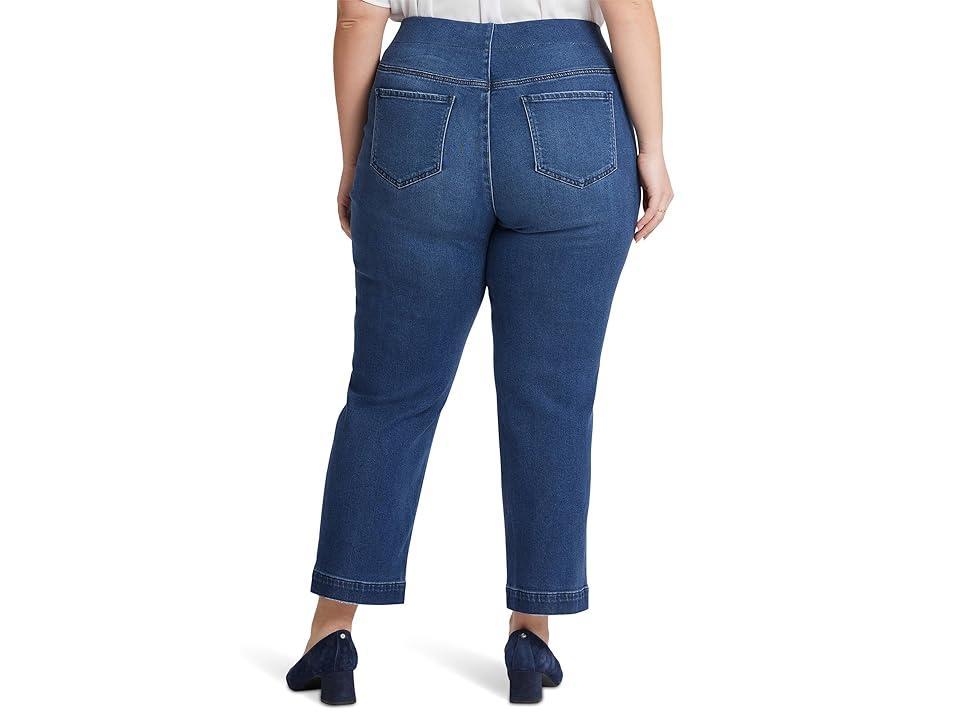 NYDJ Bailey Pull-On Ankle Relaxed Straight Leg Jeans Product Image