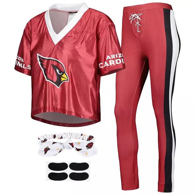 Womens Cardinal Arizona Cardinals Game Day Costume Sleep Set Product Image