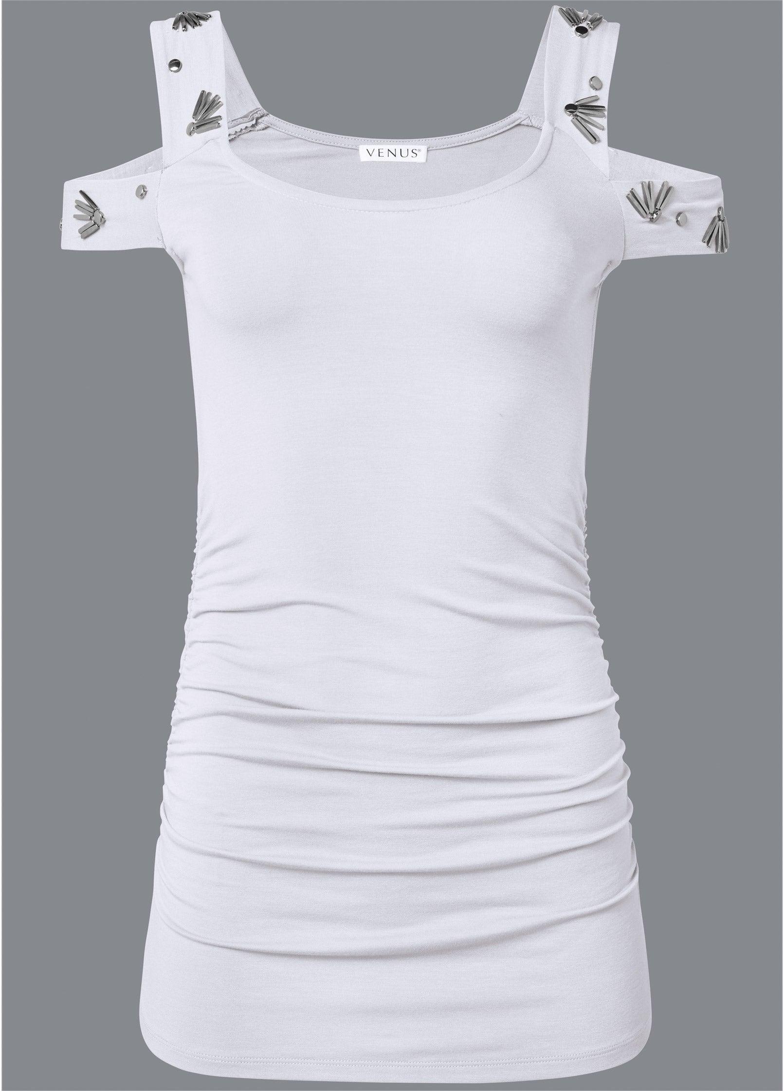 Embellished Strappy Top - White product image