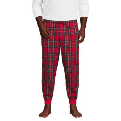 Big & Tall Flannel Jogger Pajama Pants Product Image