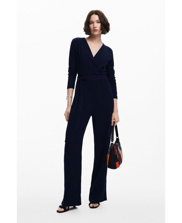 Desigual Womens Fluid jumpsuit belt Product Image