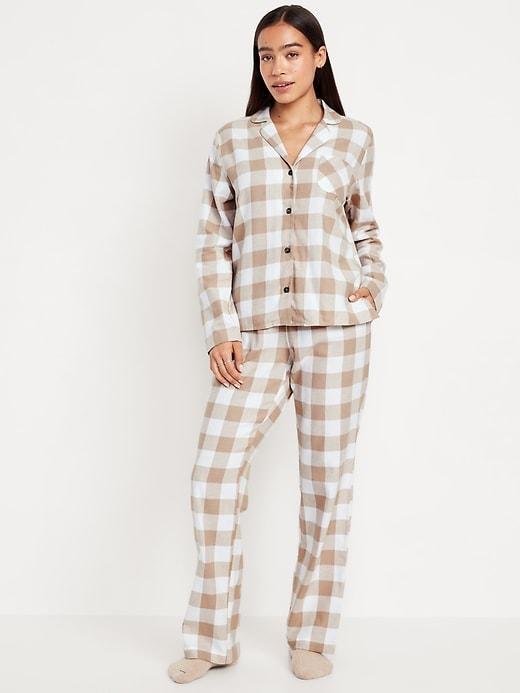 Flannel Pajama Set for Women Product Image