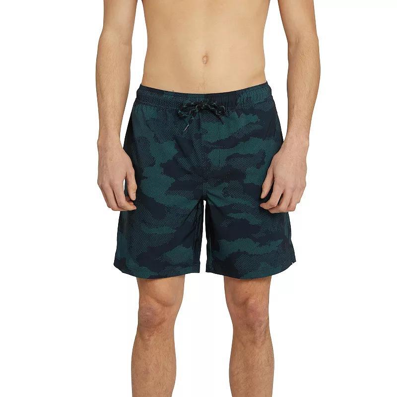 Mens Trinity Coast 8-in. Sport Liner Swim Trunks Blue Product Image