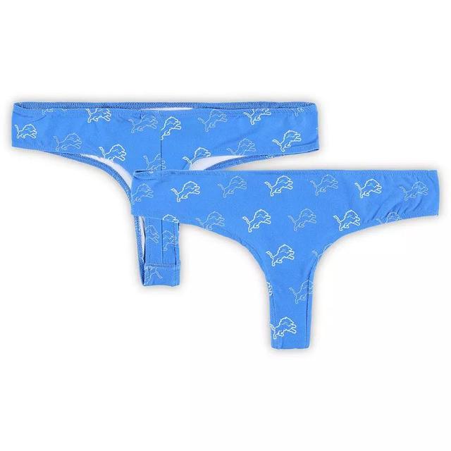 Womens Concepts Sport Detroit Lions Record Allover Print Knit Thong Product Image