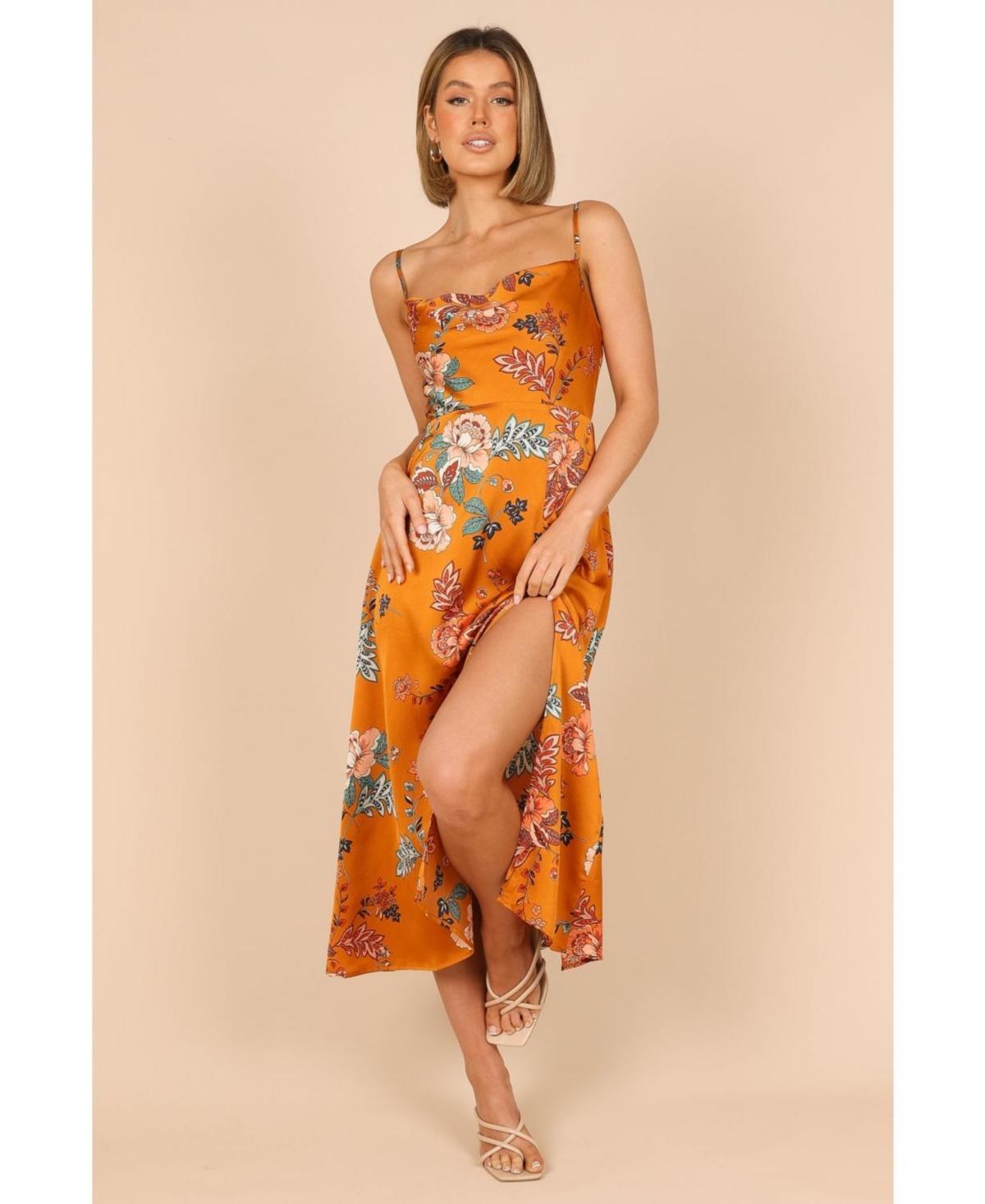 Petal & Pup Alejandra Floral Print Midi Dress Product Image