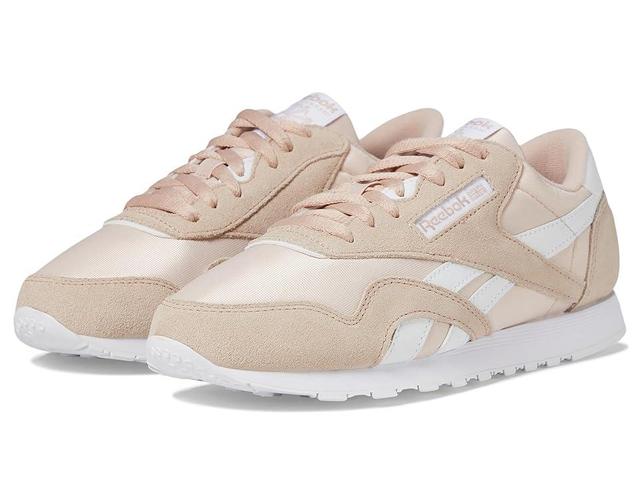 Reebok Lifestyle Classic Nylon (Pink Stucco/White/White) Women's Classic Shoes Product Image