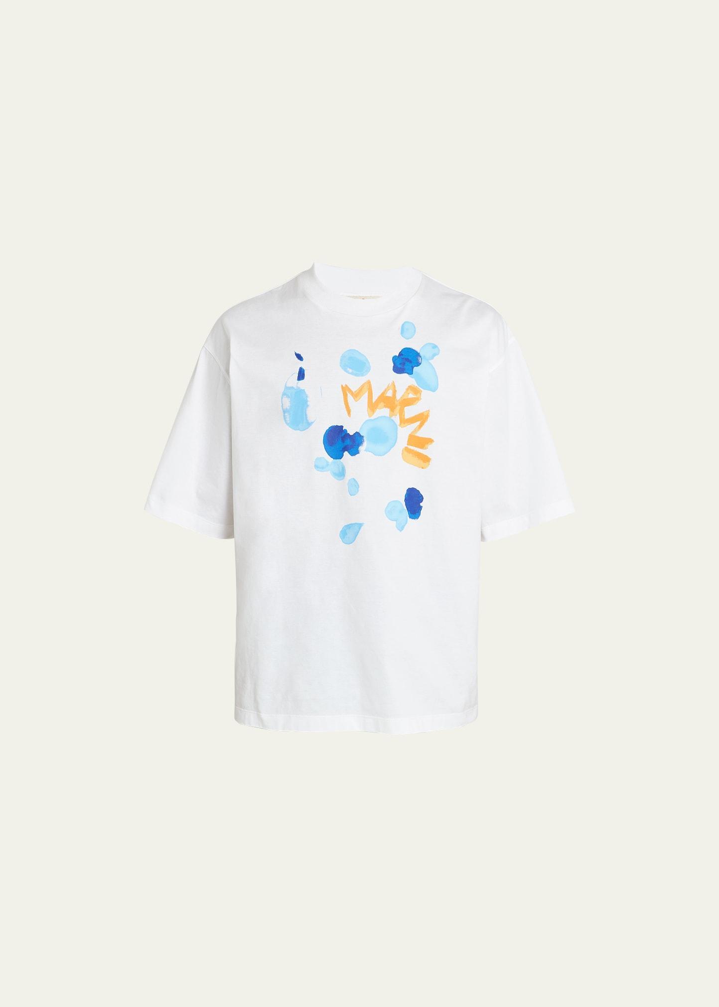 Mens Dripping Flower Logo T-Shirt Product Image