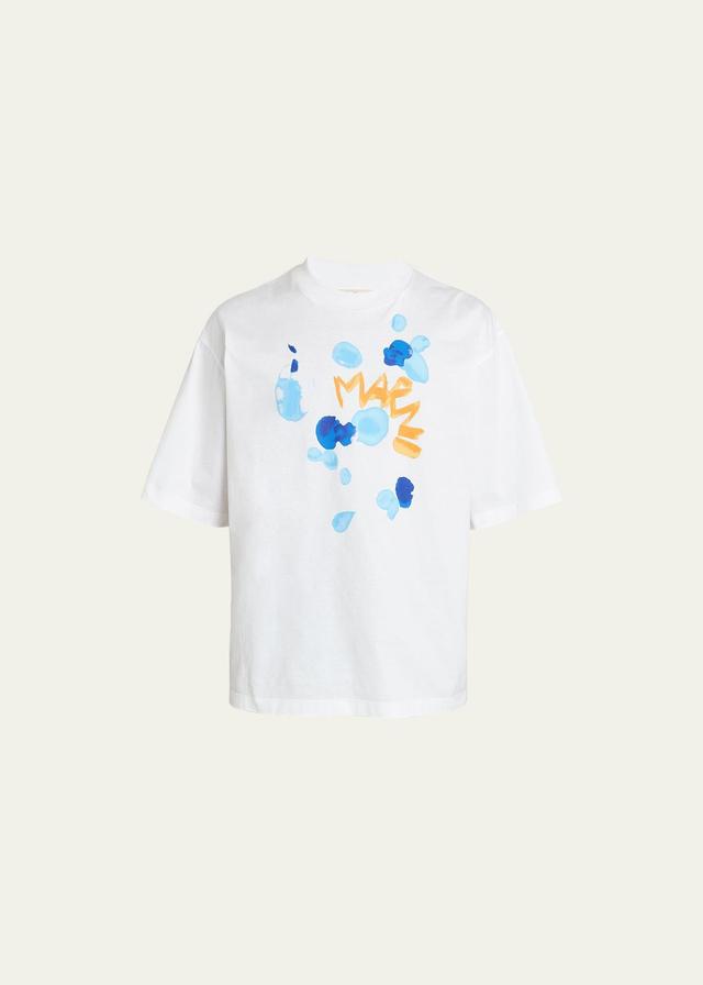 Mens Dripping Flower Logo T-Shirt Product Image