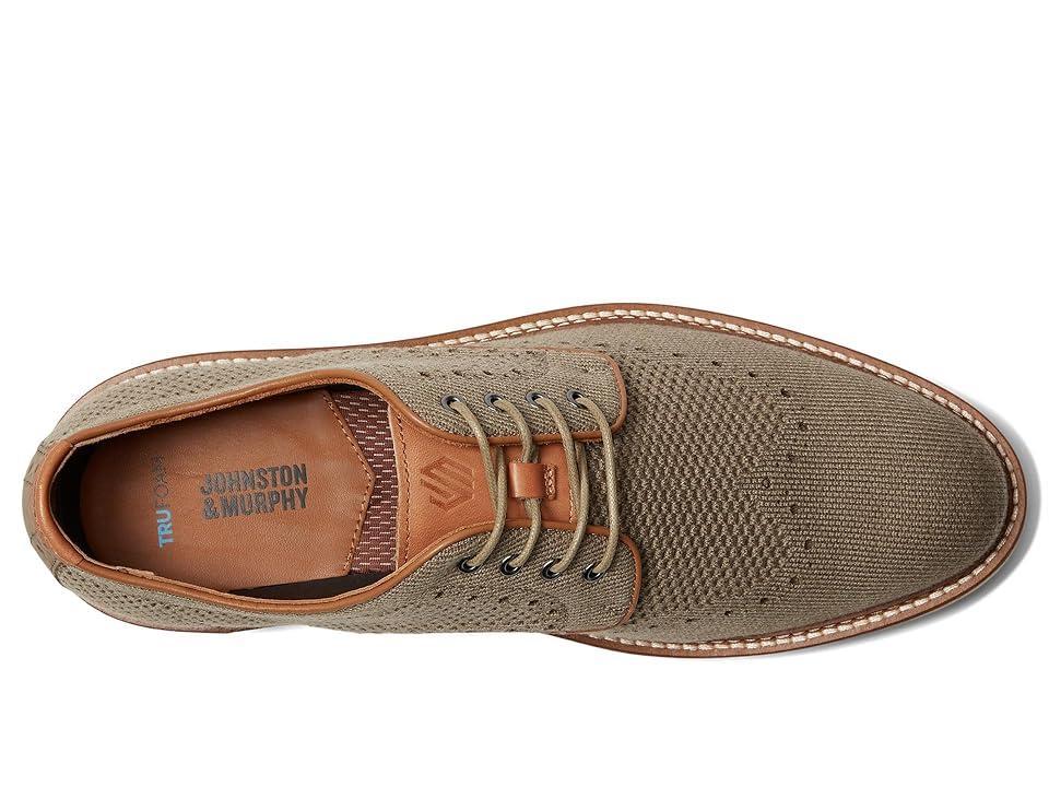 Johnston & Murphy Upton Knit Wingtip Heathered Knit) Men's Shoes Product Image