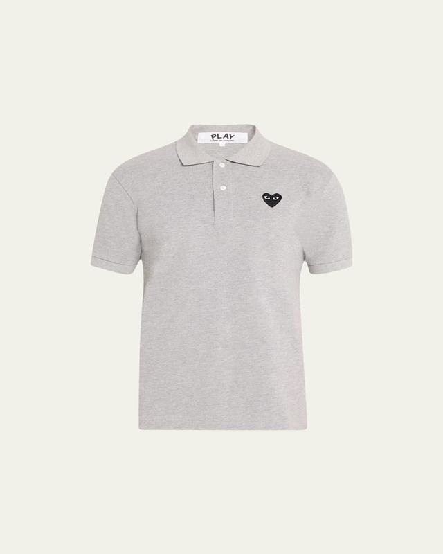 Mens Heart Polo Shirt Product Image