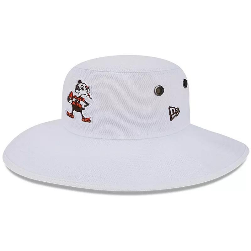 Mens New Era Cleveland Browns 2023 NFL Training Camp Throwback Panama Bucket Hat Product Image