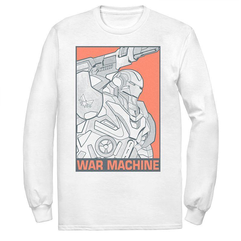 Mens Marvel Avengers Pop War Machine Poster Tee Product Image