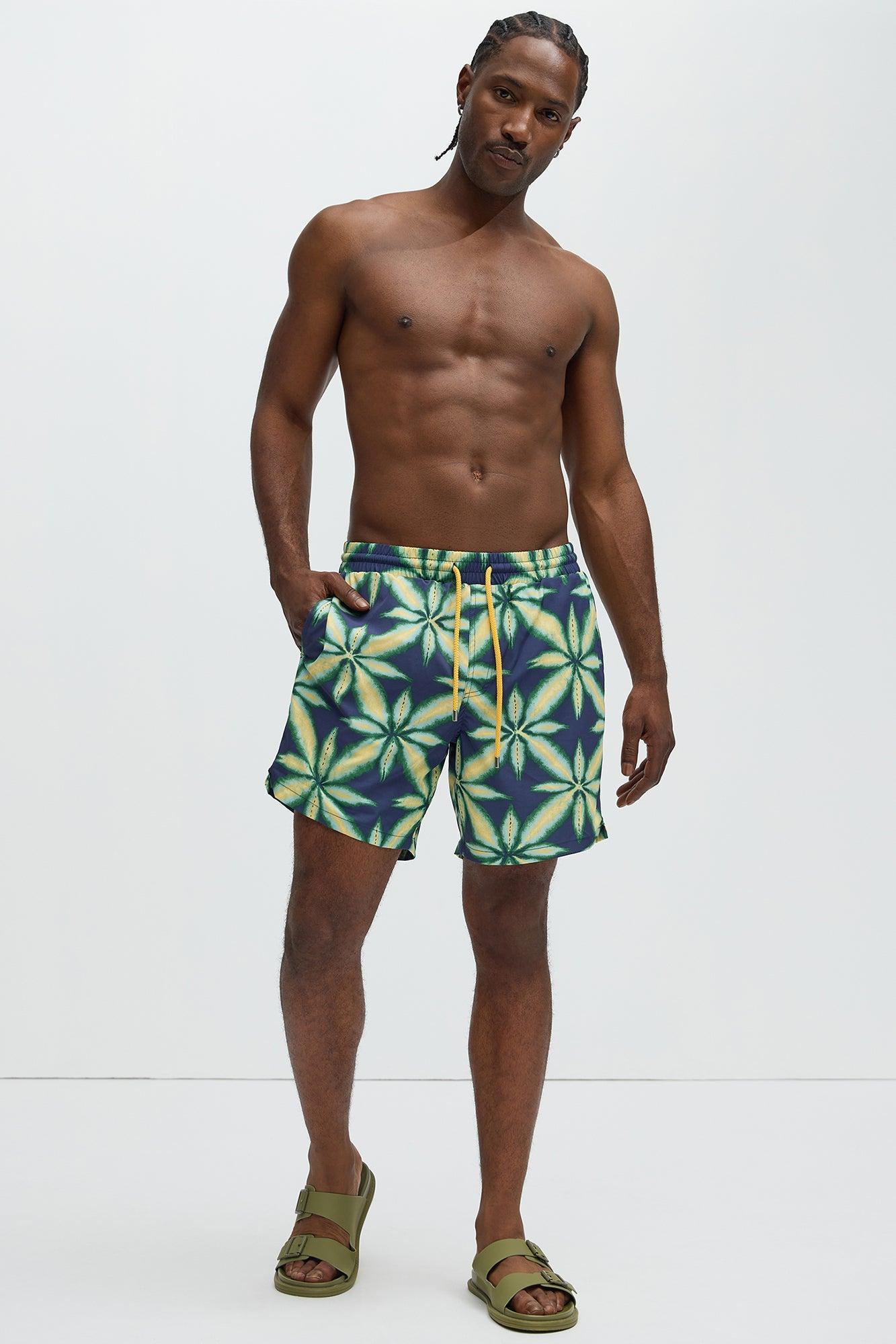 Kamryn Swim Trunks - Blue/combo Product Image