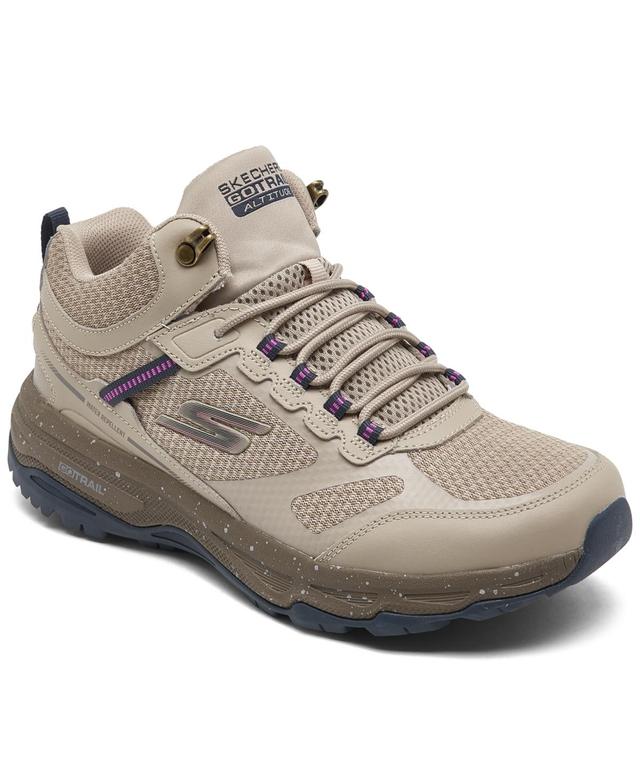 Skechers Womens Go run Trail Altitude Trail Running Sneakers from Finish Line - Taupe Product Image