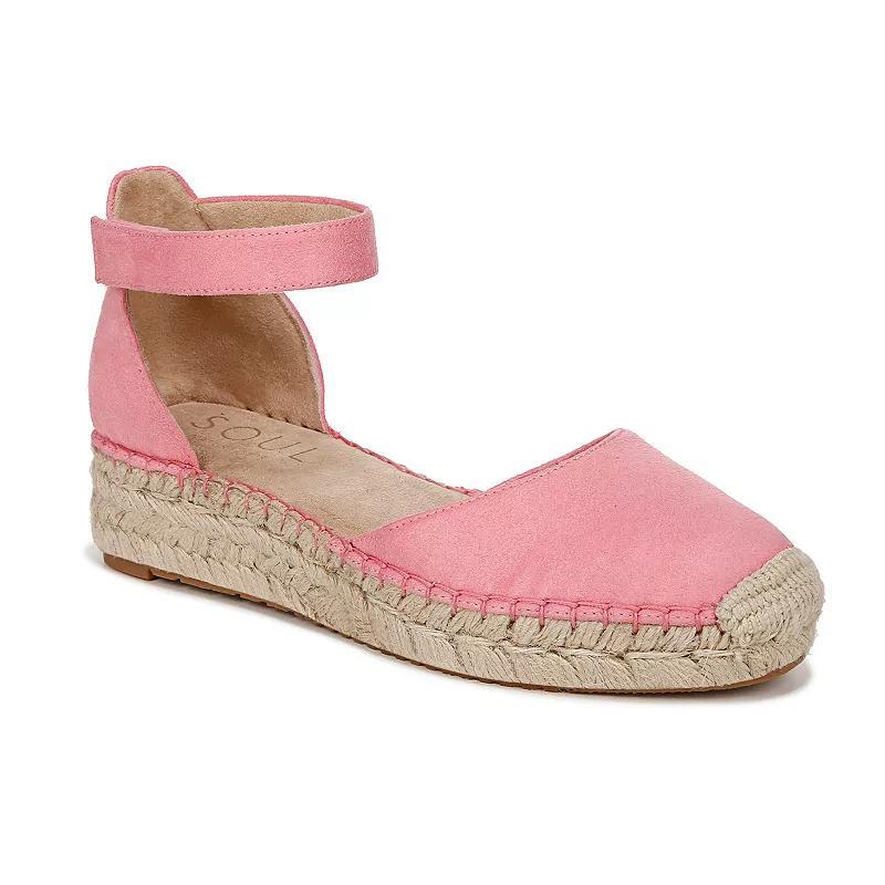 Naturalizer Wren Ankle Strap Low Heel Espadrille (Flamingo Fabric) Women's Sandals Product Image