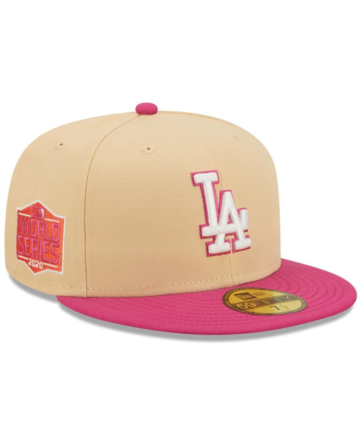 Mens New Era Orange Los Angeles Dodgers 2020 World Series Mango Passion 59Fifty Fitted Hat - Orange Product Image