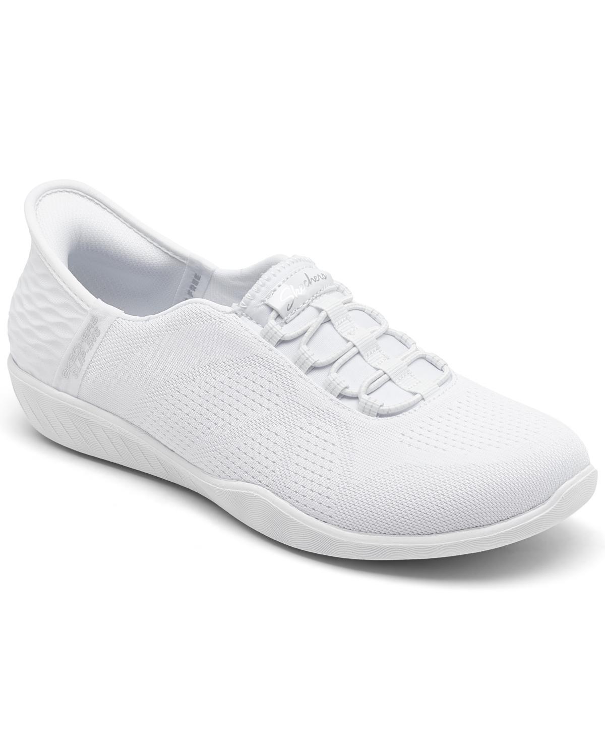 Skechers Womens Slip-Ins: Go Walk Flex - Grand Entry Slip-On Walking Sneakers from Finish Line white Product Image