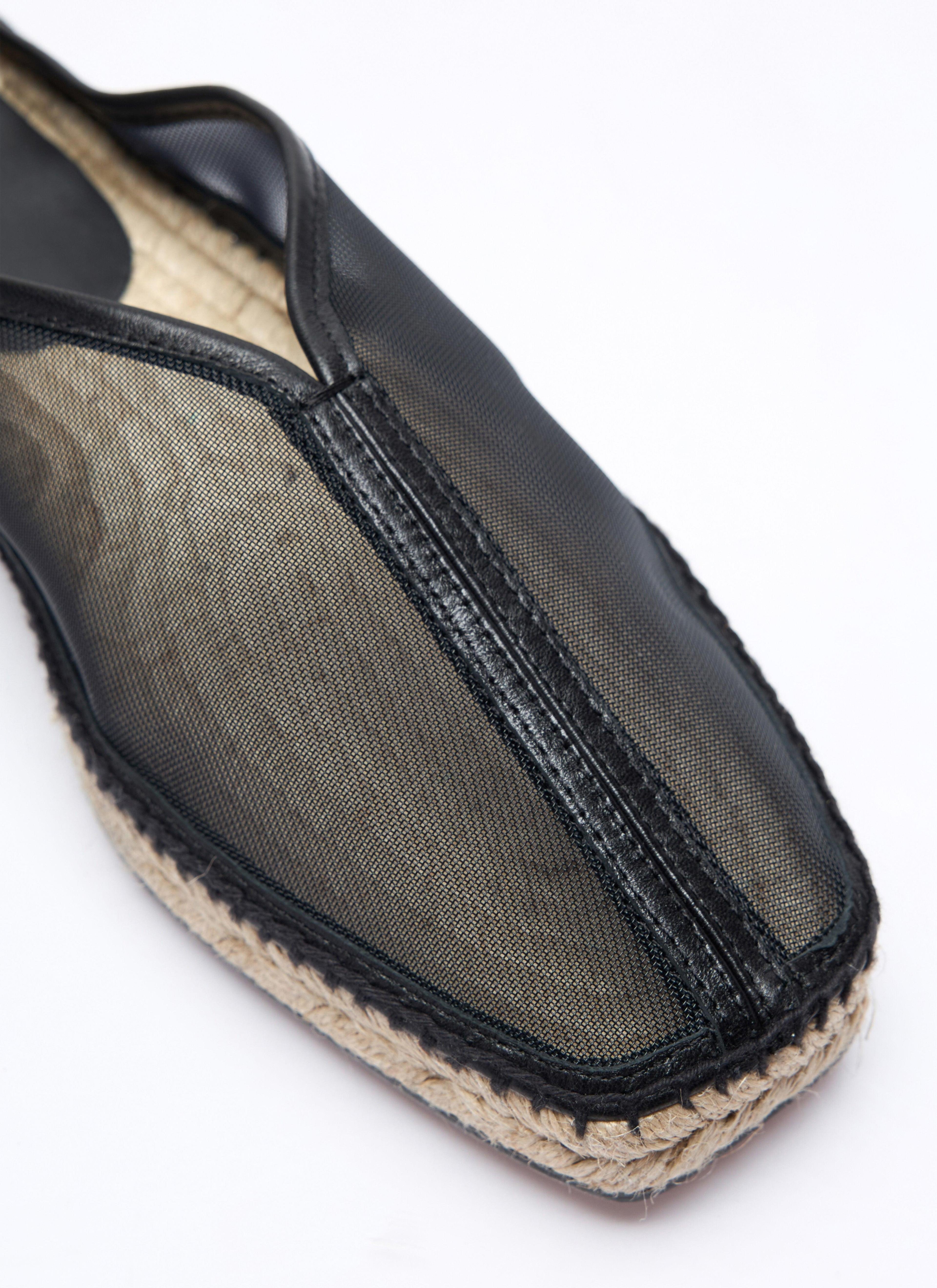 The Espadrille Slippers In Black Product Image