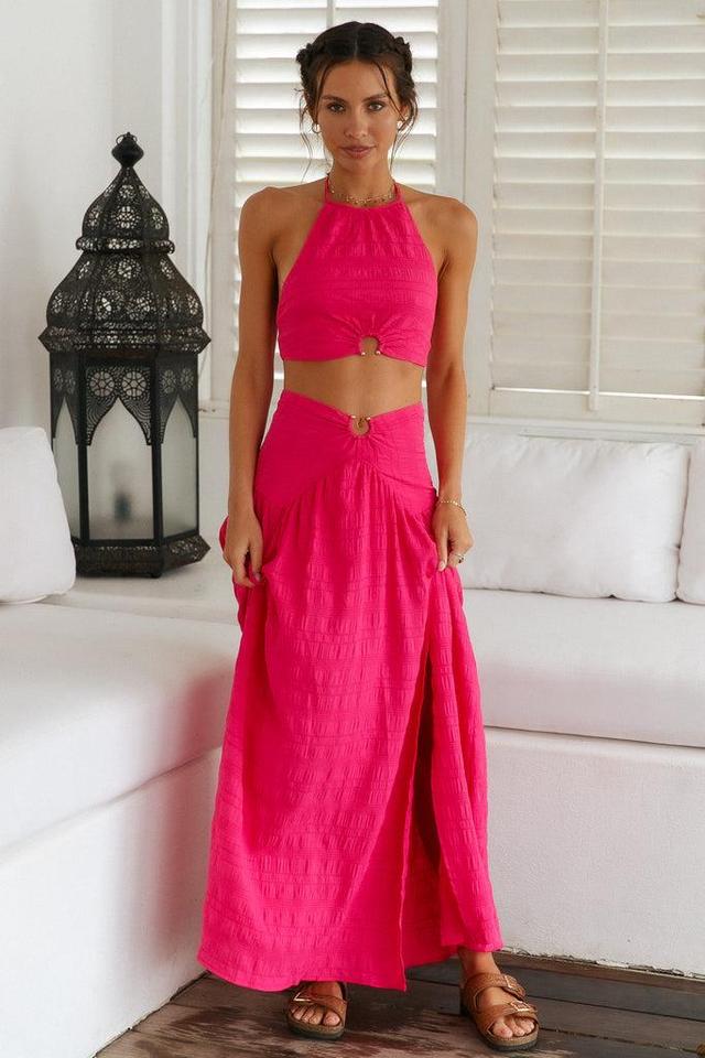 Lemon Tree Maxi Skirt Pink Product Image