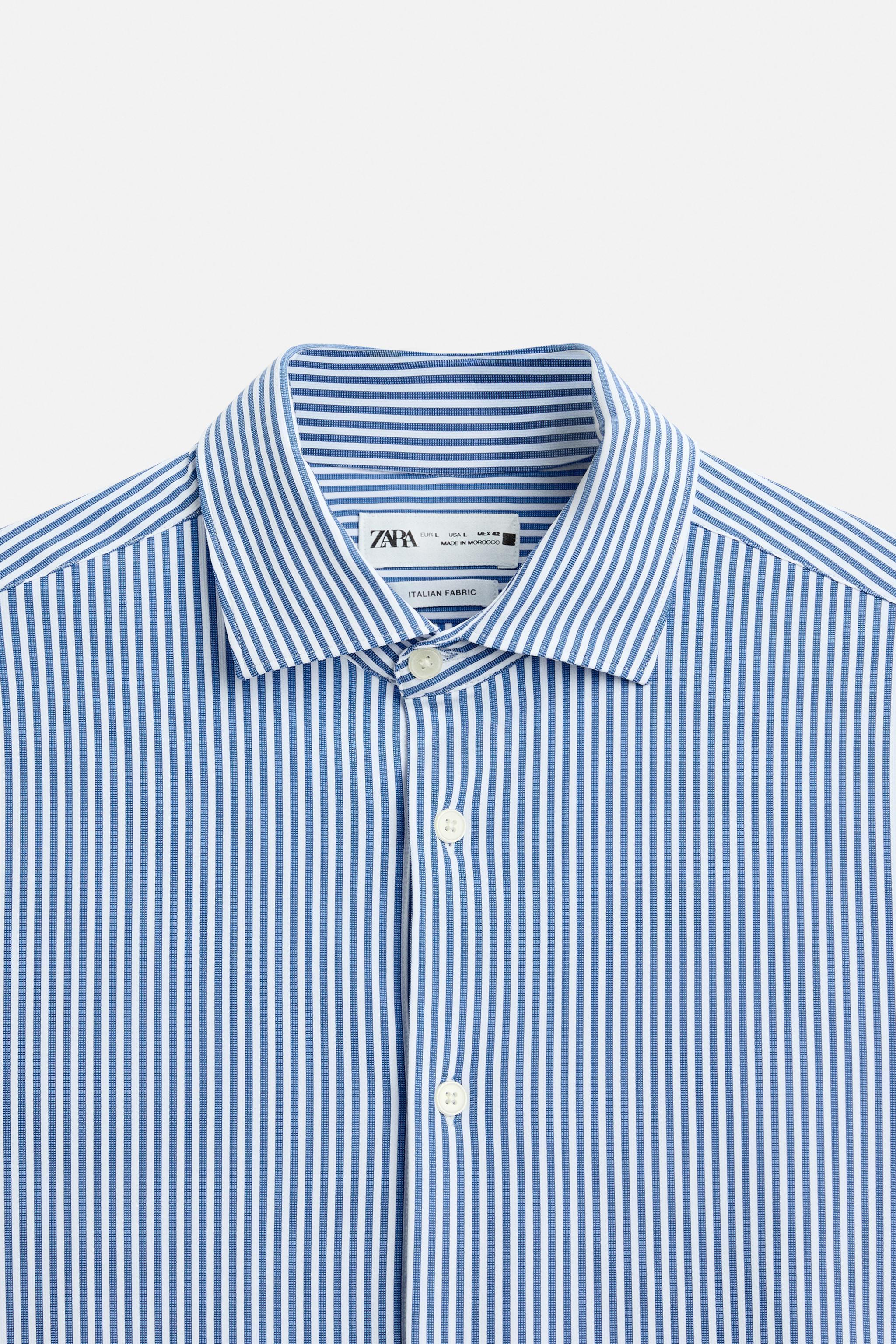 STRIPED STRETCH SHIRT Product Image