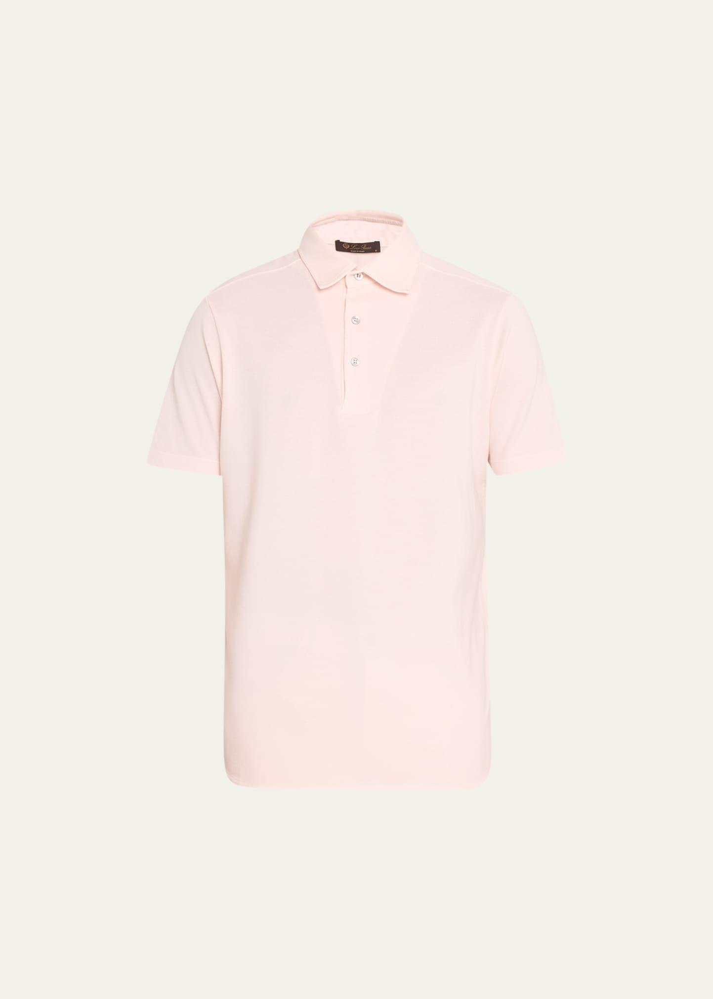 Mens Piqu Dyed Polo Shirt Product Image