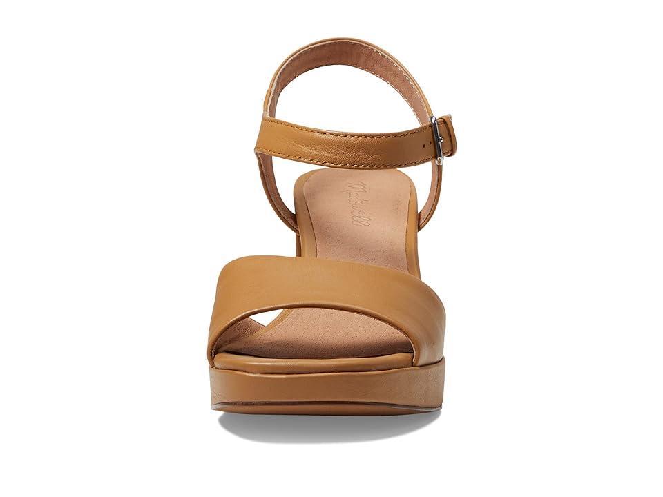 Madewell The Nadia Platform Sandal (Amber Brown) Women's Shoes Product Image