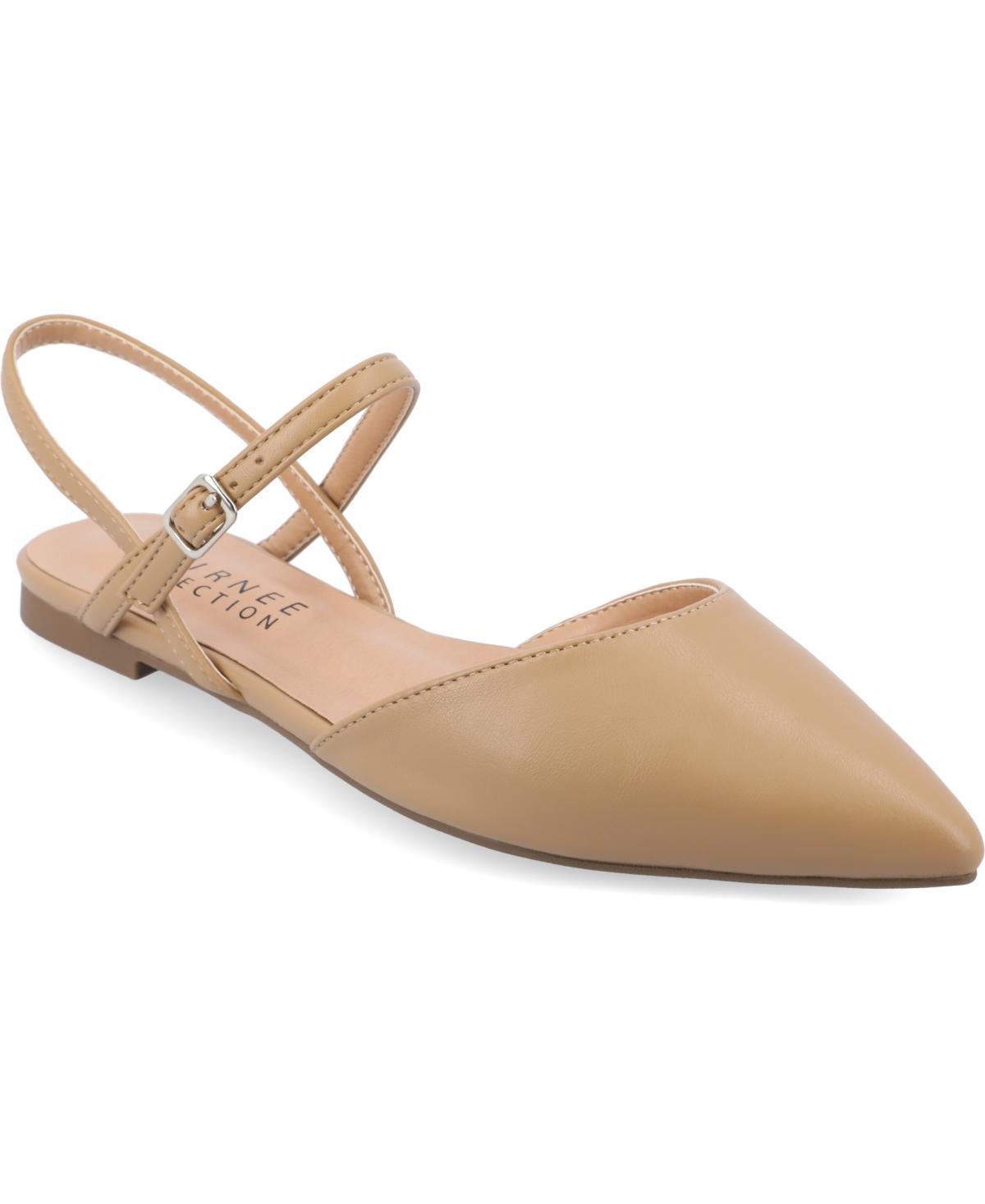 Journee Collection Womens Martine Pointed Toe Ballet Flats Product Image