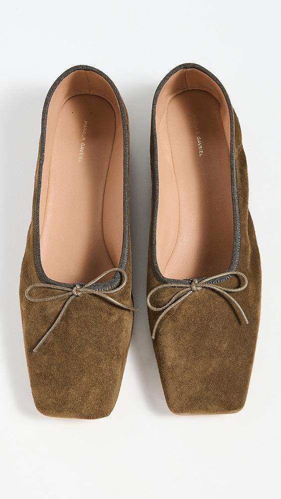 Mansur Gavriel Square Toe Ballerina Flats | Shopbop Product Image