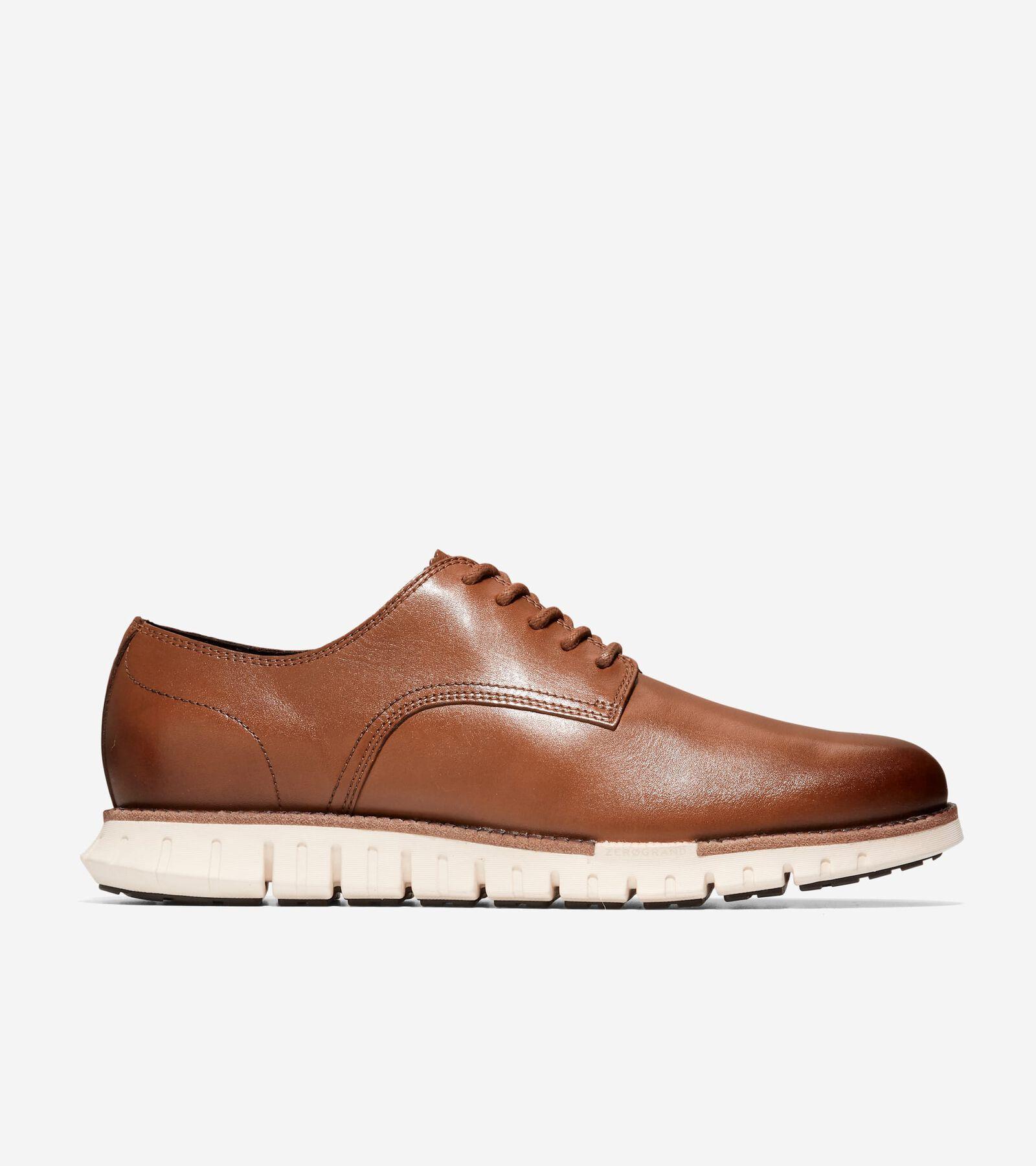 Mens ZEROGRAND Remastered Plain-Toe Leather Oxfords Product Image