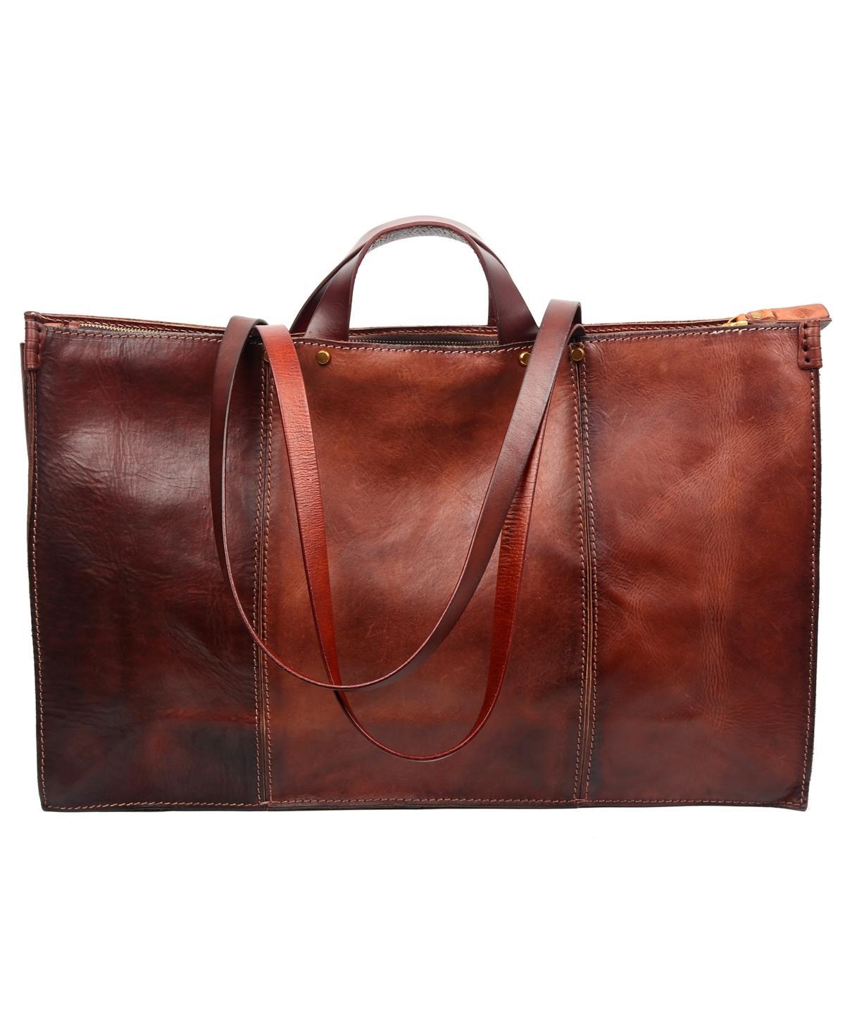 Old Trend Womens Genuine Leather Sandstorm Tote Bag Product Image