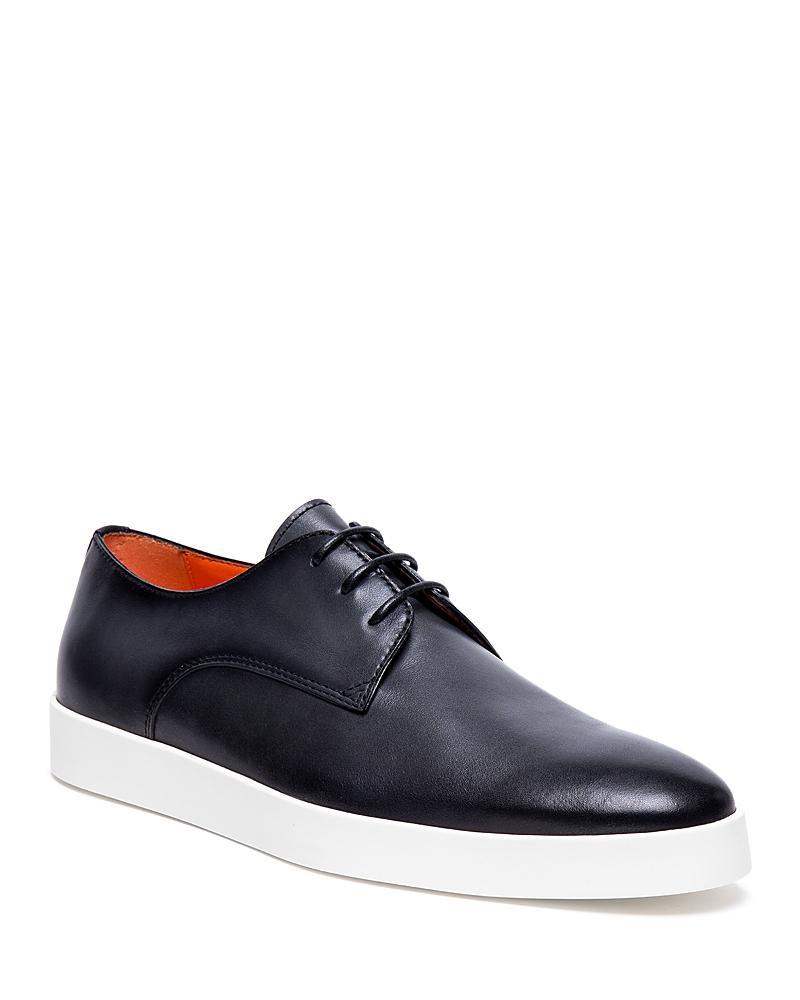 Mens Leather Lace-Up Oxfords Product Image