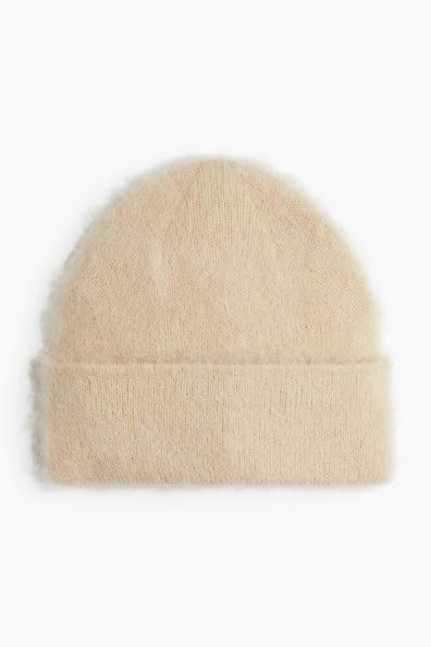 Fuzzy Wool-Blend Beanie Product Image