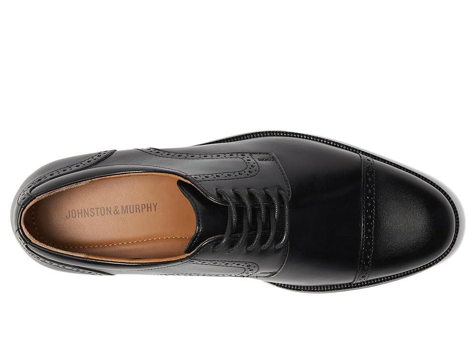 Johnston & Murphy Harmon Cap Toe Full Grain Leather) Men's Lace Up Wing Tip Shoes Product Image