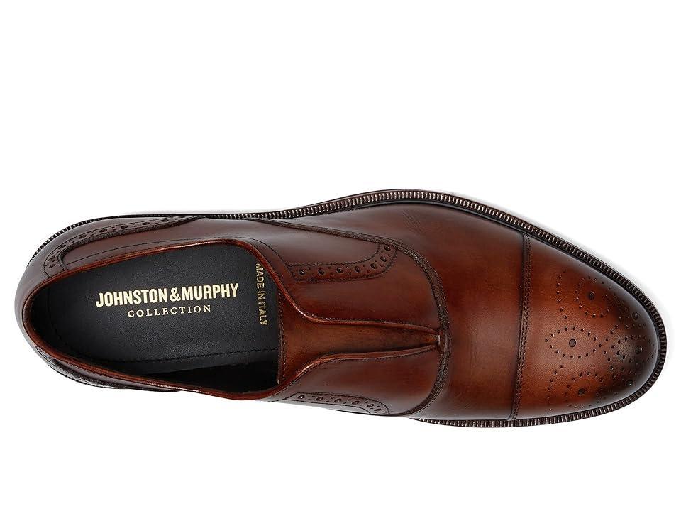 Johnston  Murphy Collection Mens Hartley Laceless Cap Toe Dress Shoes Product Image