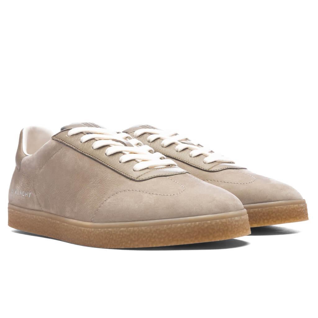 Town Nubuck and Leather Sneakers - Khaki Male Product Image