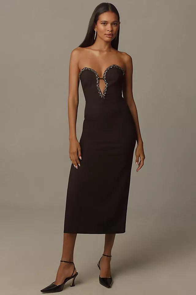 Bardot Eleni Diamante Midi Dress Product Image