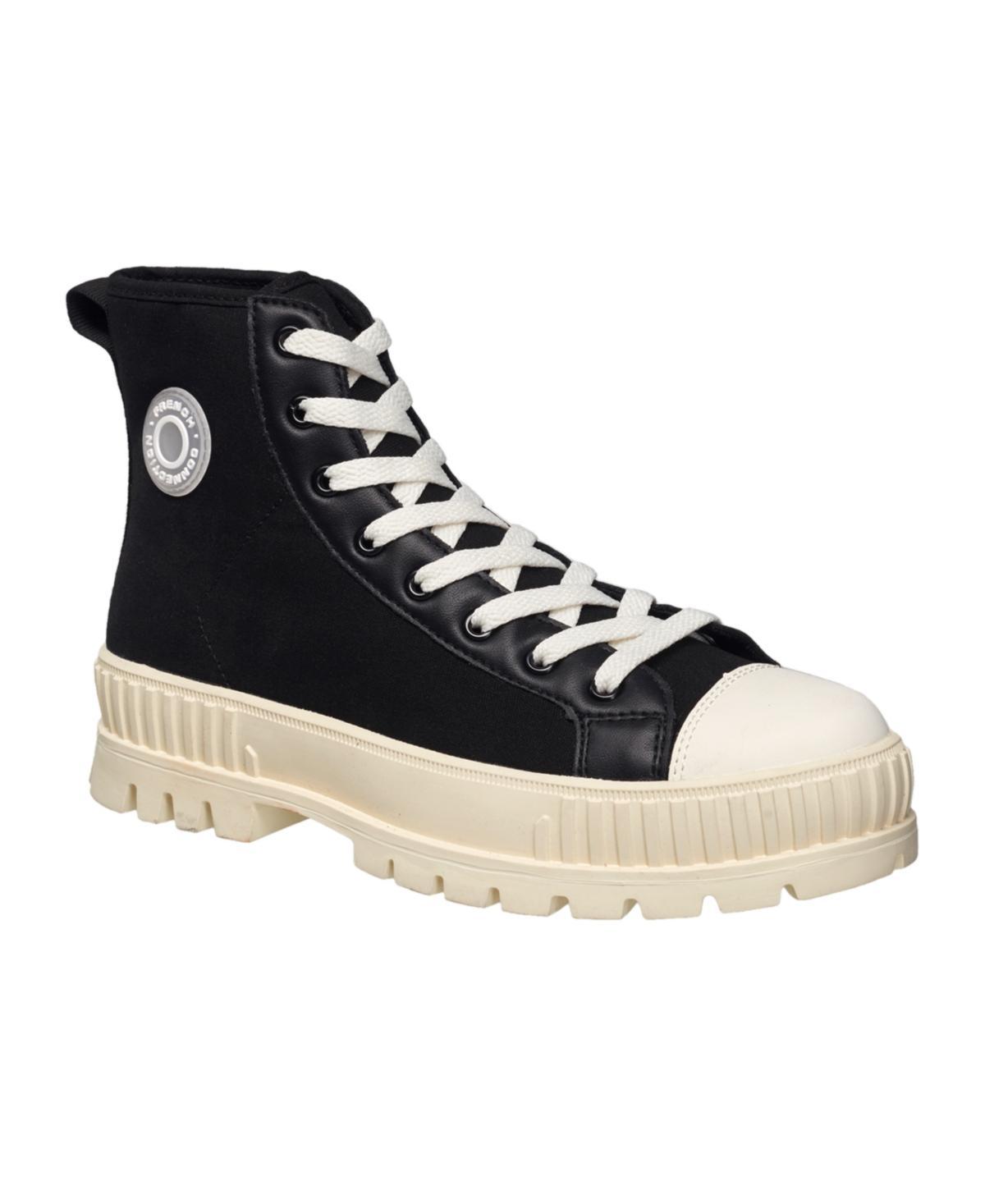 French Connection Womens Danika Lace-up High Top Platform Sneakers Product Image