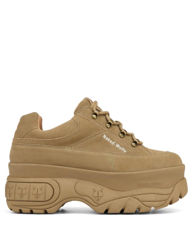 Sporty Taupe Suede Product Image