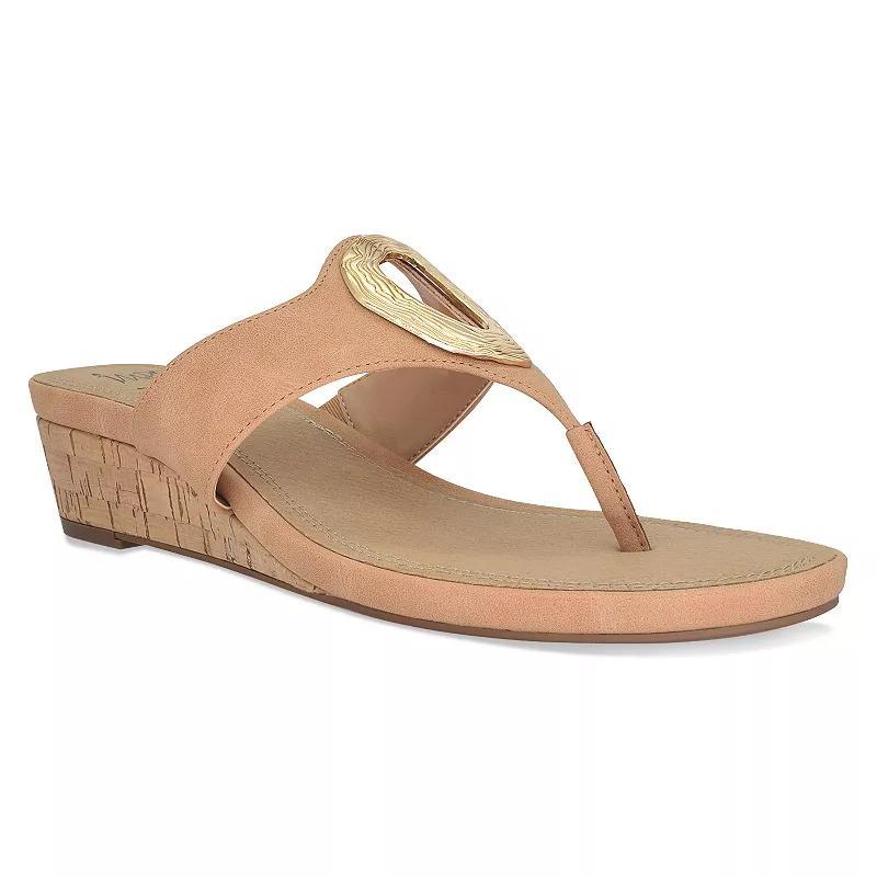 Impo Rosala Womens Ornamented Thong Memory Foam Sandals Product Image