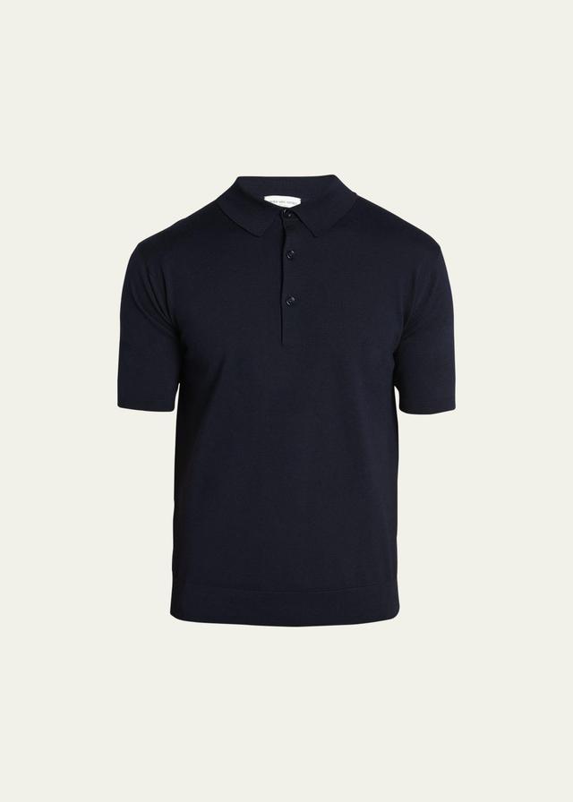 Mens Merino Knit Polo Product Image