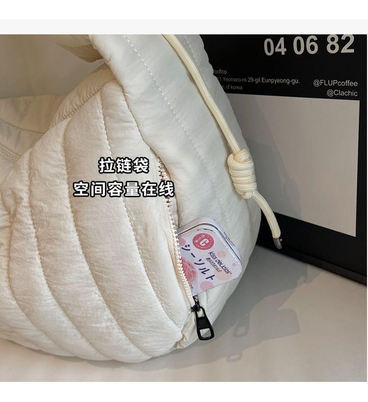 Plain Ribbed Tote Bag Product Image